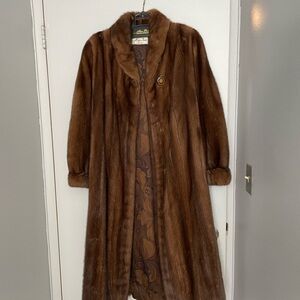 Vintage Brown Fur Coat